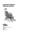 Invacare&reg; Typhoon SERVICE MANUAL