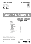 Compact disc recorder 2nd line Service Manual