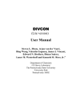 DIVCON User Manual