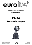 EUROLITE TP-36 User Manual - LTT