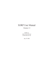 XORP User Manual