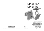 LP-8115 & LP-8140 RGB LED PROJECTOR user manual