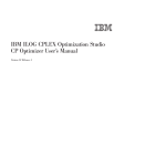 CP Optimizer User's Manual