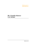 PB-2 Propeller Balancer User Manual