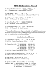 MAC-816 Installation Manual MAC-816 User Manual