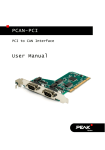 PCAN-PCI - User Manual - LaRA