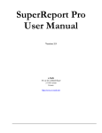 SuperReport Pro User Manual - e-Node