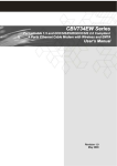 CBV704EW A1 User's Manual