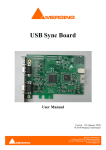 USB Sync Board user manual