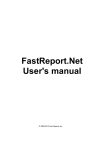 FastReport.Net User's manual