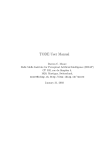 TODE User Manual