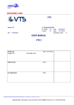 SPACEBEL SAS VTS USER MANUAL VTS 2