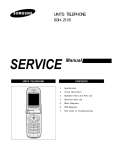 Samsung SGH-Z105 service manual - Provinspc