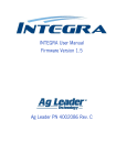 INTEGRA User Manual Firmware Version 1.5 Ag Leader - Terre-net