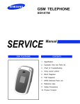 Samsung SGH-E790 service manual