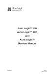 Auto Logic™ 110 Auto Logic™ 200 and Aura Logic™ Service Manual