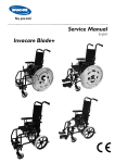 Service Manual Invacare Blade+