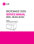 MICROWAVE OVEN SERVICE MANUAL