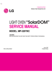 LIGHT OVEN “SolarDOM” SERVICE MANUAL