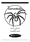 Owner&acute;s Manual and Installation Guide