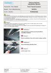 Einbauanleitung Installation Manual Ford Transit Custom 12/2012