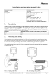 Installation and operating manual S-Box