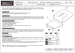 INSTALLATION MANUAL - mad Vertrieb Bense