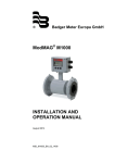ModMAG M1000 INSTALLATION AND OPERATION MANUAL