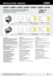 InstallatIon &middot; Manual 4.0305 &middot; 4.0095 &middot; 4.0302 &middot; 4.0097 &middot; 4.0362