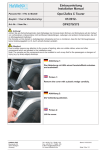Einbauanleitung Installation Manual Opel Zafira C Tourer 01/2012