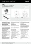 InstallatIon · Manual 4.0072 1/4