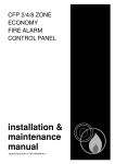 CFP Economy Panel Installation Manual - C-Tec