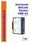 Installation Manual Universal-BACnet-Router - mbs