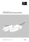 Installation Manual - SMA POWER CONTROL MODULE (PWCMOD)