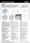 InstallatIon &middot; Manual 4.0281 1/6