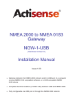 NMEA 2000 to NMEA 0183 Gateway NGW-1