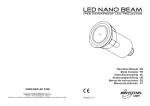 LED NANO BEAM - installation manual V1,1