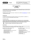INSTALLATION MANUAL Power Amplifier