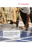 INSTALLATION MANUAL OF STARDAND SOLAR