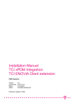 Installation Manual - ServiceNet - T