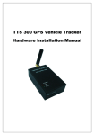 TTS 300 GPS Vehicle Tracker Hardware Installation Manual