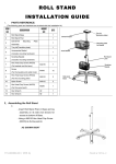 Monitor Rolling Stand Installation Manual