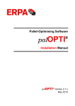 Pallet-Optimising Software Installation Manual