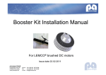Booster Kit Installation Manual