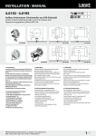 InstallatIon · Manual 4.0192 · 4.0195 1/4