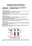 Montageanleitung für Gabelfedern Installation manual
