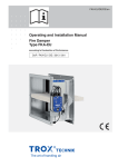 Operating and Installation Manual Fire Damper Type FKA-EU