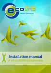 Installation Manual ecoDMS Components