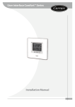 User interface Comfort™ Series Installation Manual