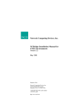 Network Computing Devices, Inc. NCBridge Installation Manual for